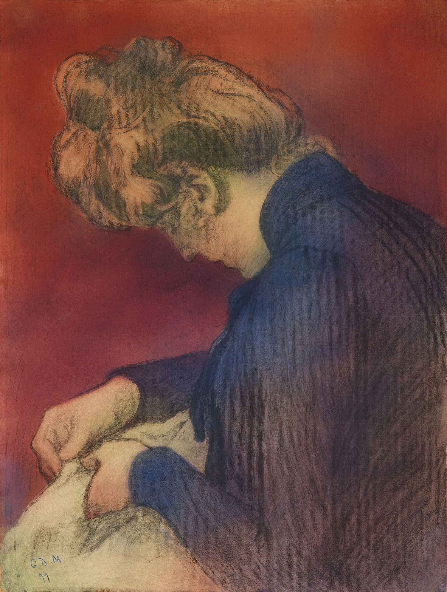 Sewing, 1899
